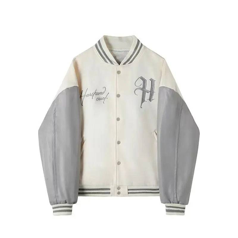 Varsity jacket beige