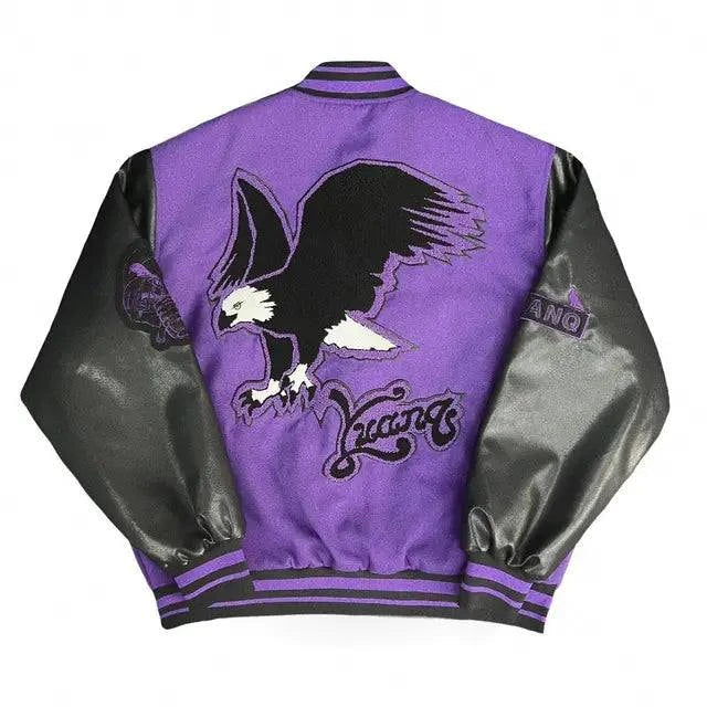 Varsity jacket violet