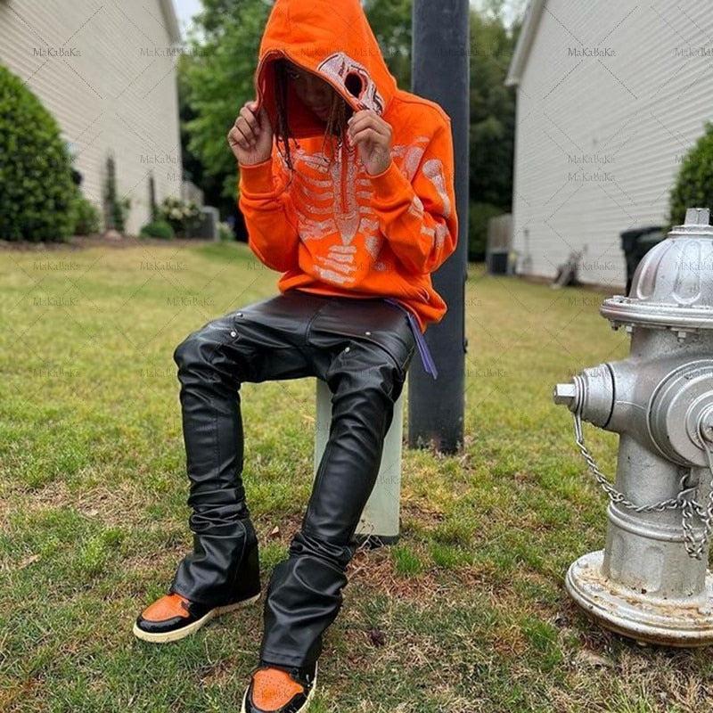 Full zip orange