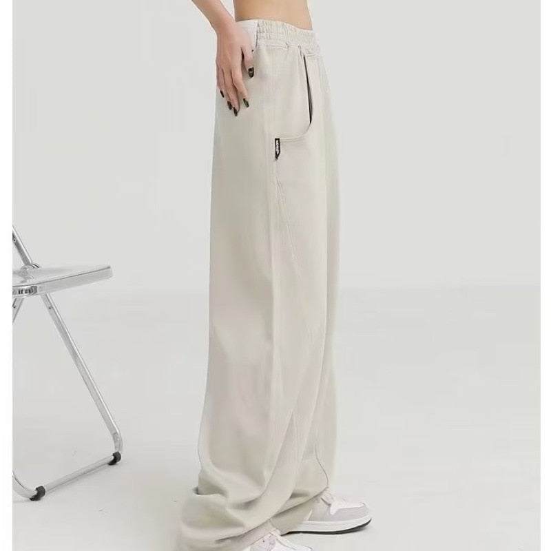 Beige track pant