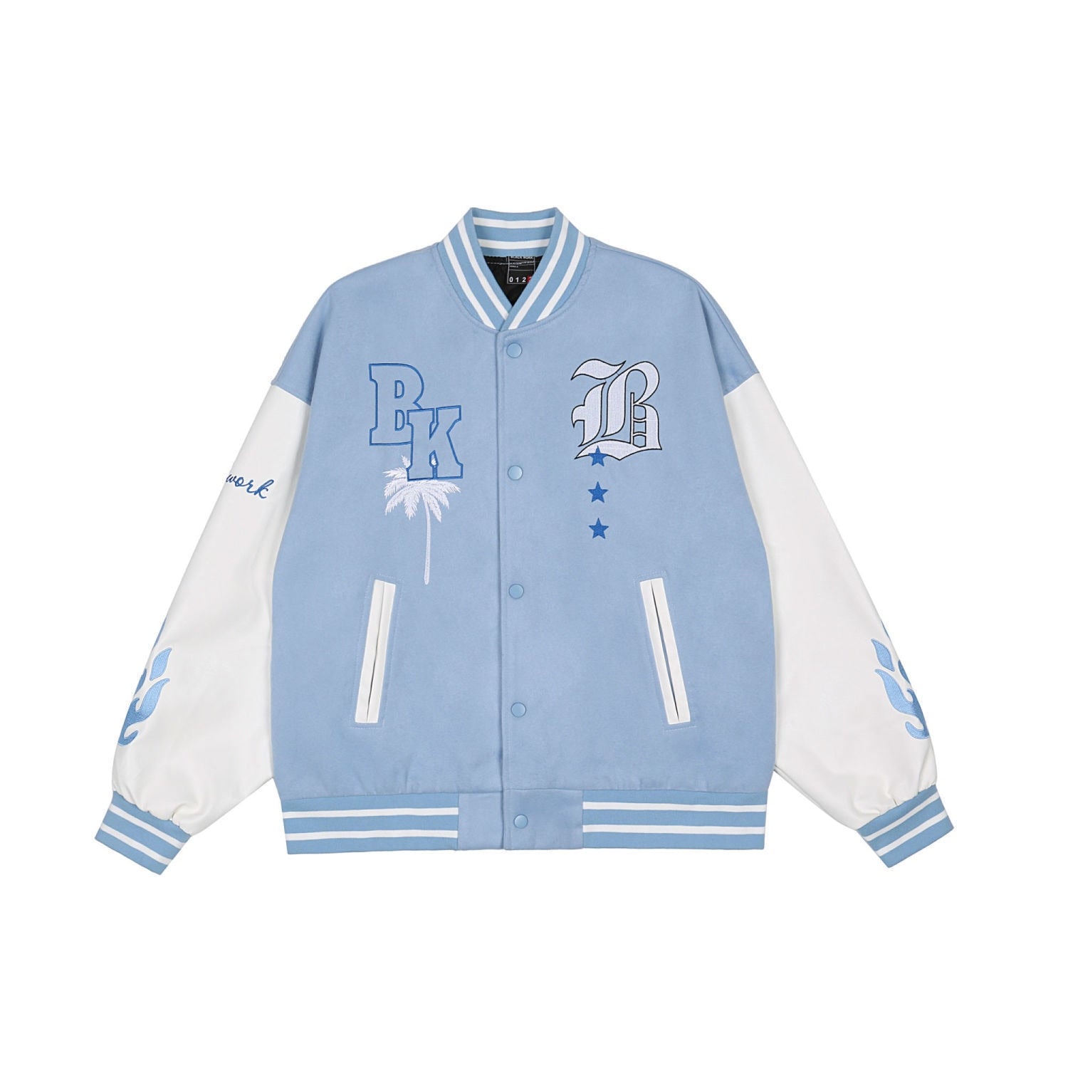 Varsity jacket bleu ciel