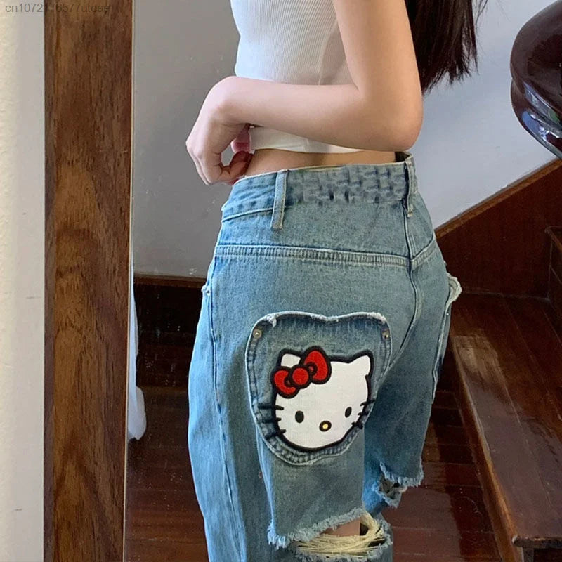 Hello kitty jeans y2k