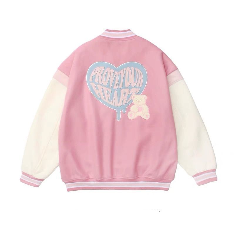 Varsity jacket rose