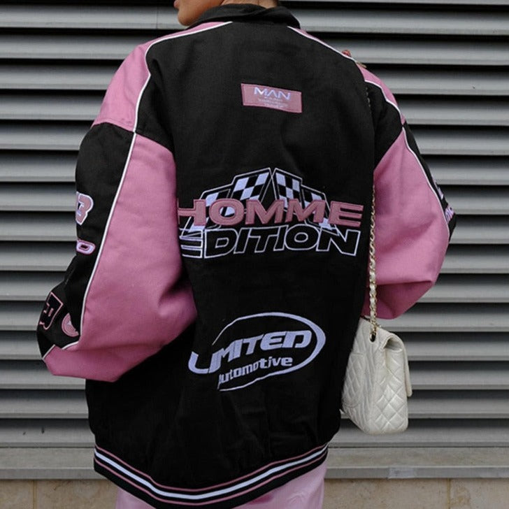 Racing jacket femme