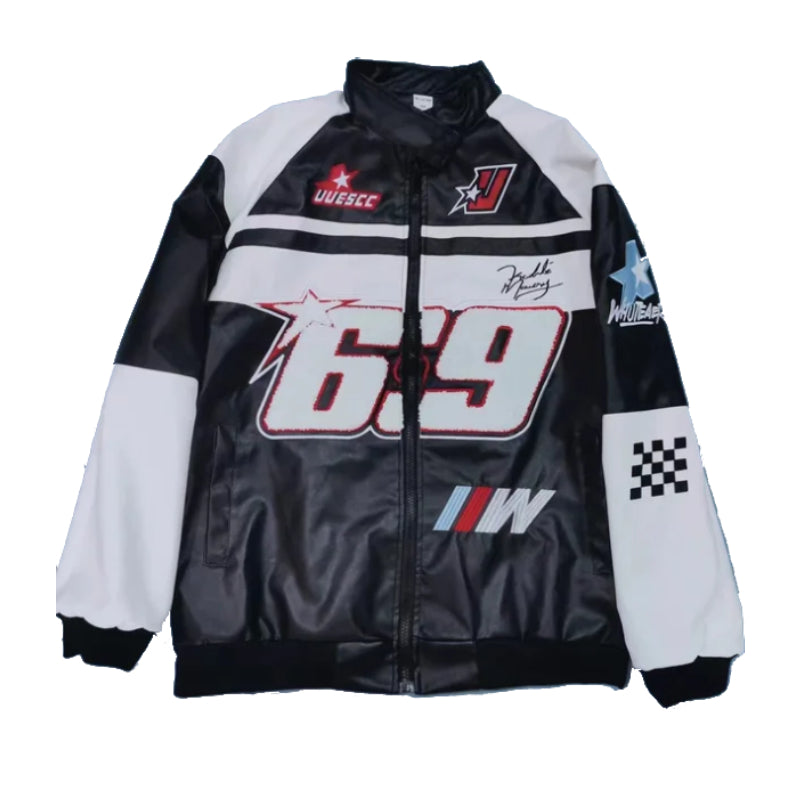 Racing jacket oversized