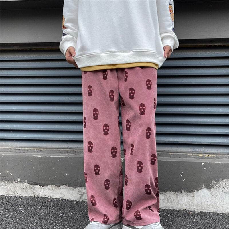 Graphic printed jeans