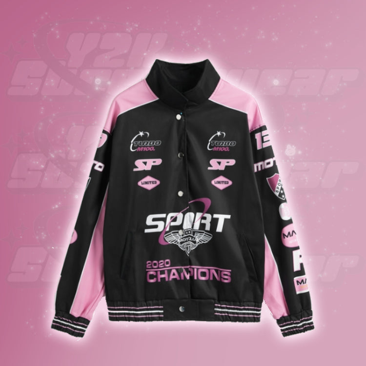 Racing jacket femme